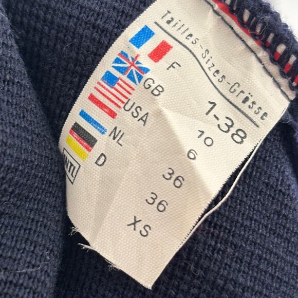 Saint James Navy Blue Pure New Wool Blazer Jacket - Picture 8 of 10